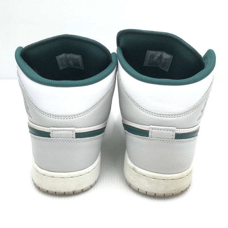 【中古品】【メンズ】 NIKE ナイキ AIR JORDAN 1 MID SE FQ7720-103 エア ジョーダン 1 ミッド SE スニーカー 靴 160-250226-yk-23-tag サイズ：28.5cm/US10.5 カラー：WHITE/OXIDIZED GREEN-SAIL-NEUTRAL GREY 万代Net店