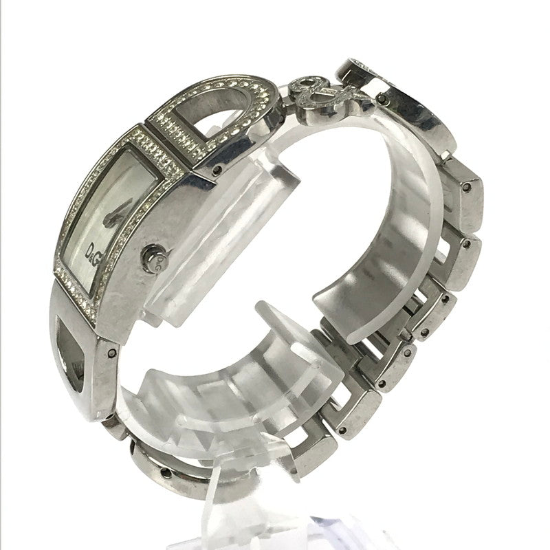 【現状渡し品】【レディース】 DOLCE&GABBANA ドルチェアンドガッバーナ NIGHT&DAY ナイトアンドデイ ロゴ クォーツ 腕時計 198-250323-hi-07-tag カラー：シルバー 万代Net店