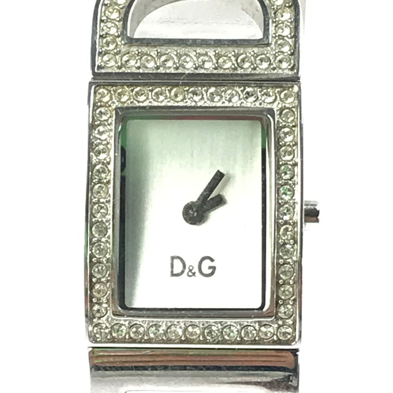 【現状渡し品】【レディース】 DOLCE&GABBANA ドルチェアンドガッバーナ NIGHT&DAY ナイトアンドデイ ロゴ クォーツ 腕時計 198-250323-hi-07-tag カラー：シルバー 万代Net店