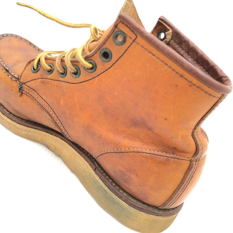 【中古品】【メンズ】 RED WING レッドウィング 875 犬刻印 CLASSIC MOC TOE  クラシック モックトゥ ブーツ 靴 164-250227-ki-12-tag サイズ：US8D カラー：ブラウン 万代Net店