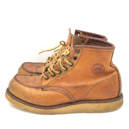 【中古品】【メンズ】 RED WING レッドウィング 875 犬刻印 CLASSIC MOC TOE  クラシック モックトゥ ブーツ 靴 164-250227-ki-12-tag サイズ：US8D カラー：ブラウン 万代Net店