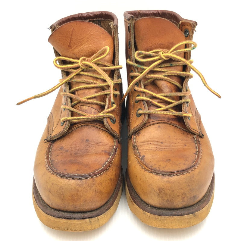 【中古品】【メンズ】 RED WING レッドウィング 875 犬刻印 CLASSIC MOC TOE  クラシック モックトゥ ブーツ 靴 164-250227-ki-12-tag サイズ：US8D カラー：ブラウン 万代Net店