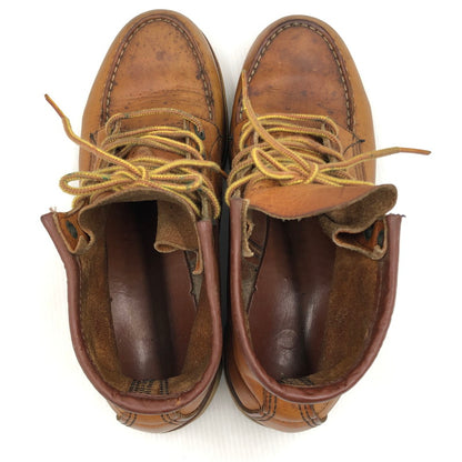 【中古品】【メンズ】 RED WING レッドウィング 875 犬刻印 CLASSIC MOC TOE  クラシック モックトゥ ブーツ 靴 164-250227-ki-12-tag サイズ：US8D カラー：ブラウン 万代Net店