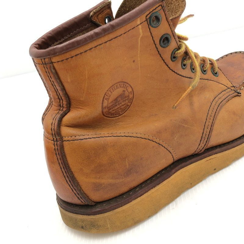 【中古品】【メンズ】 RED WING レッドウィング 875 犬刻印 CLASSIC MOC TOE  クラシック モックトゥ ブーツ 靴 164-250227-ki-12-tag サイズ：US8D カラー：ブラウン 万代Net店