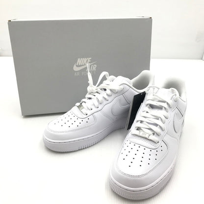 【中古美品】【メンズ】 NIKE ナイキ AIR FORCE 1 07 CW2288-111 エア フォース 1 07 スニーカー 靴 160-250307-yk-24-tag サイズ：27.5cm/US9.5 カラー：WHITE/WHITE 万代Net店