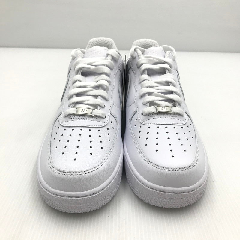 【中古美品】【メンズ】 NIKE ナイキ AIR FORCE 1 07 CW2288-111 エア フォース 1 07 スニーカー 靴 160-250307-yk-24-tag サイズ：27.5cm/US9.5 カラー：WHITE/WHITE 万代Net店