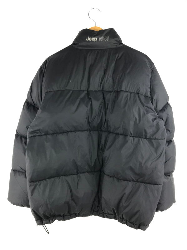 【中古品】【メンズ】  JEEP ジープ LOGO DOWN JACKET ロゴ ダウンジャケット アウター 144-250228-hi-26-tag サイズ：XL カラー：ブラック 万代Net店