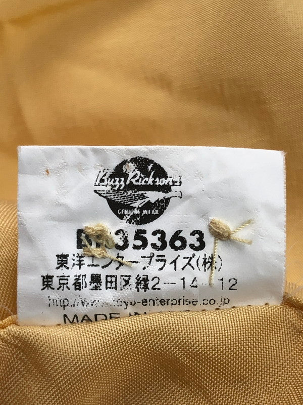 【中古品】【メンズ】 Buzz Rickson's バズリクソンズ 421ST TANKERS BOWLING  SHIRT BR35363 ボーリングシャツ 半袖シャツ 145-250313-hi-12-tag サイズ：15-15 1/2 カラー：イエロー 万代Net店