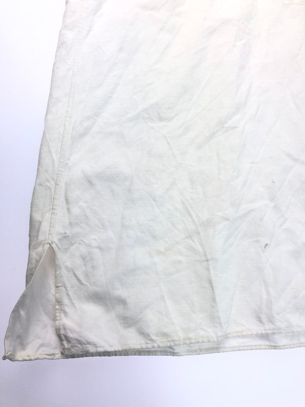 【現状渡し品】【メンズ】 USED L/S LINEN GRANDPA SHIRT ロングスリーブ リネン グランパシャツ 長袖シャツ 146-250313-hi-17-tag サイズ：表記なし カラー：ホワイト 万代Net店