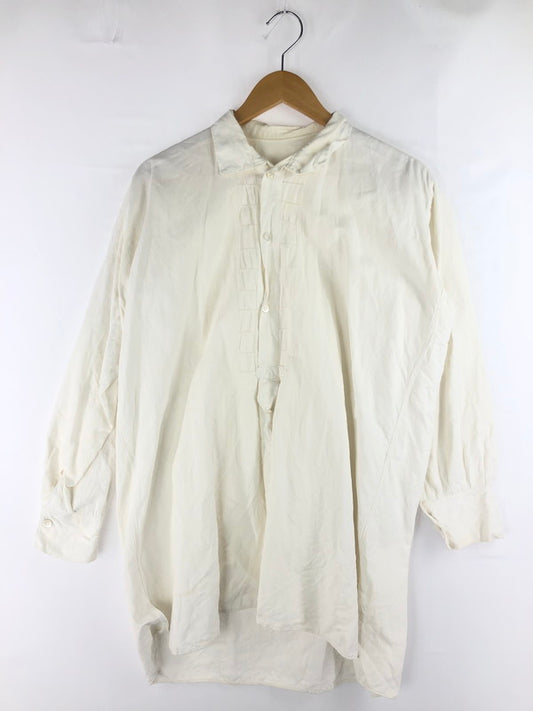 【現状渡し品】【メンズ】  USED L/S LINEN GRANDPA SHIRT ロングスリーブ リネン グランパシャツ 長袖シャツ 146-250313-hi-17-tag サイズ：表記なし カラー：ホワイト 万代Net店