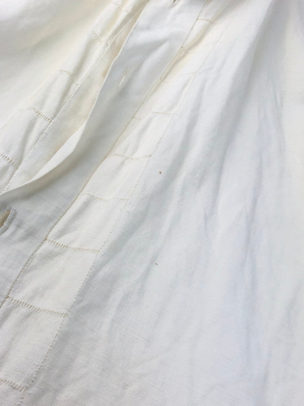 【現状渡し品】【メンズ】 USED L/S LINEN GRANDPA SHIRT ロングスリーブ リネン グランパシャツ 長袖シャツ 146-250313-hi-17-tag サイズ：表記なし カラー：ホワイト 万代Net店