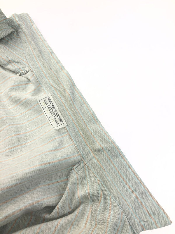 【中古品】【メンズ】  CASA PENALE VOLTERRA ヴィンテージ ITALIAN PRISONER SLEEPING SHIRT イタリア プリズナー スリーピングシャツ ストライプ 長袖シャツ 146-250313-hi-18-tag サイズ：52 カラー：ライトブルー 万代Net店