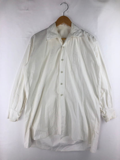 【中古品】【メンズ】  USED L/S FLOWER MOTIF SHIRT ロングスリーブ フラワーモチーフシャツ 長袖シャツ 146-250313-hi-15-tag サイズ：表記なし カラー：ホワイト 万代Net店