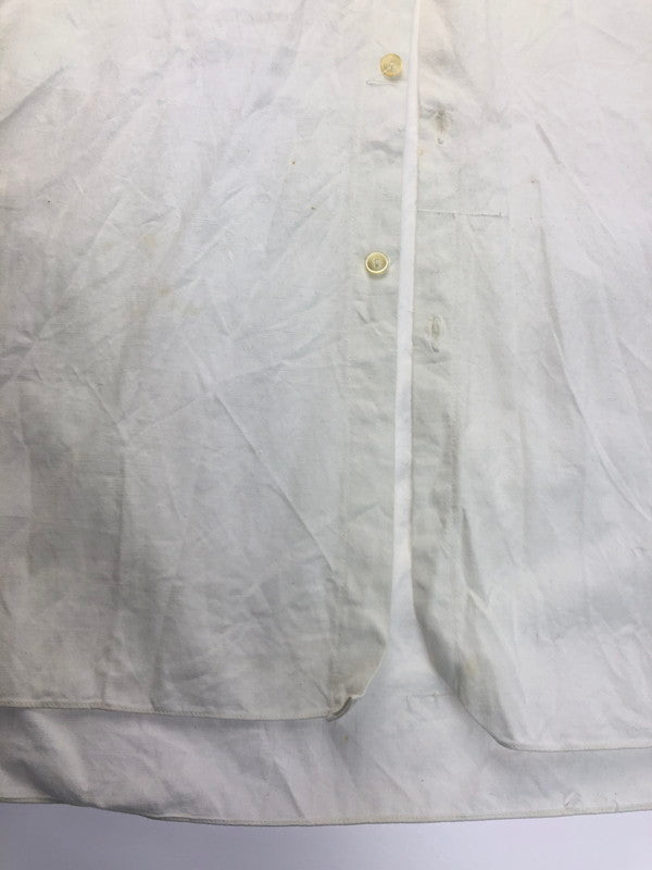 【中古品】【メンズ】  USED EURO VINTAGE ユーロヴィンテージ L/S SHIRT ロングスリーブシャツ 長袖シャツ 146-250313-hi-16-tag サイズ：表記なし カラー：ホワイト 万代Net店