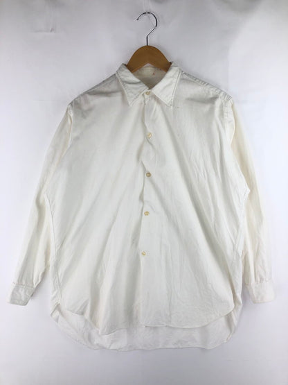 【中古品】【メンズ】  USED EURO VINTAGE ユーロヴィンテージ L/S SHIRT ロングスリーブシャツ 長袖シャツ 146-250313-hi-16-tag サイズ：表記なし カラー：ホワイト 万代Net店