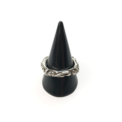 【中古品】【メンズ】 CHROME HEARTS クロムハーツ SBT BAND RING SBT バンド リング シルバー 指輪 アクセサリー 190-250307-yk-17-tag サイズ：約23号 カラー：シルバー 万代Net店