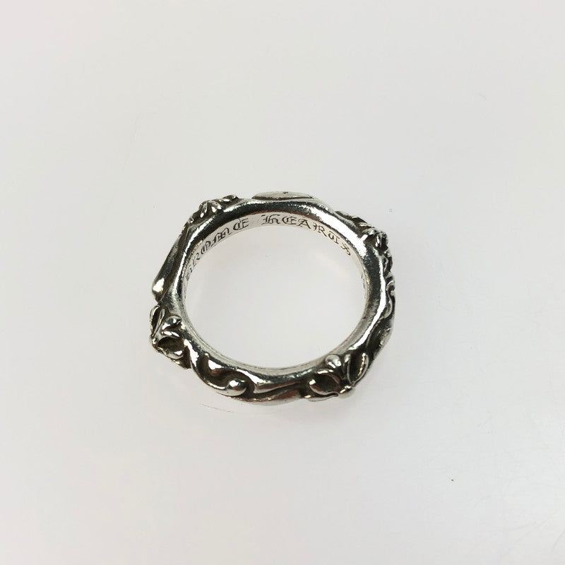 【中古品】【メンズ】 CHROME HEARTS クロムハーツ SBT BAND RING SBT バンド リング シルバー 指輪 アクセサリー 190-250307-yk-17-tag サイズ：約23号 カラー：シルバー 万代Net店