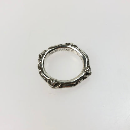 【中古品】【メンズ】 CHROME HEARTS クロムハーツ SBT BAND RING SBT バンド リング シルバー 指輪 アクセサリー 190-250307-yk-17-tag サイズ：約23号 カラー：シルバー 万代Net店