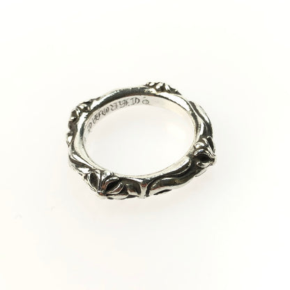 【中古品】【メンズ】 CHROME HEARTS クロムハーツ SBT BAND RING SBT バンド リング シルバー 指輪 アクセサリー 190-250307-yk-17-tag サイズ：約23号 カラー：シルバー 万代Net店