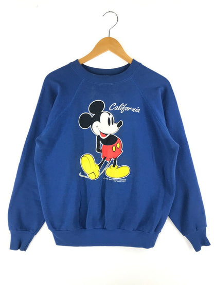 【中古品】【メンズ】 Velva Sheen ベルバシーン 90's MICKEY MOUSE RAGLAN SLEEVE SWEATSHIRT 90年代 ミッキー ラグランスリーブ スウェット トレーナー USA製 146-250308-hi-21-tag サイズ：L カラー：ブルー 万代Net店