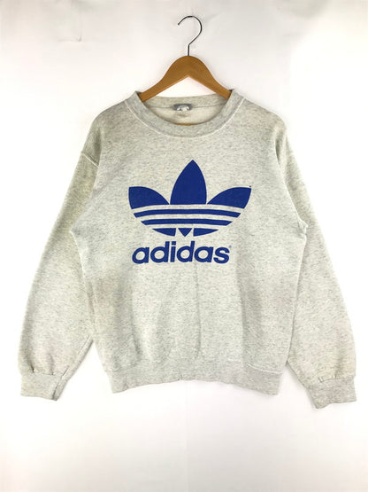 【中古品】【メンズ】 adidas アディダス 80's TREFOIL LOGO SWEATSHIRT 80年代トレフォイルロゴ スウェット トレーナー 銀タグ 146-250308-hi-14-tag サイズ：M カラー：グレー 万代Net店