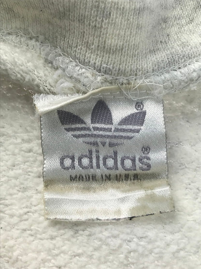 【中古品】【メンズ】 adidas アディダス 80's TREFOIL LOGO SWEATSHIRT 80年代トレフォイルロゴ スウェット トレーナー 銀タグ 146-250308-hi-14-tag サイズ：M カラー：グレー 万代Net店