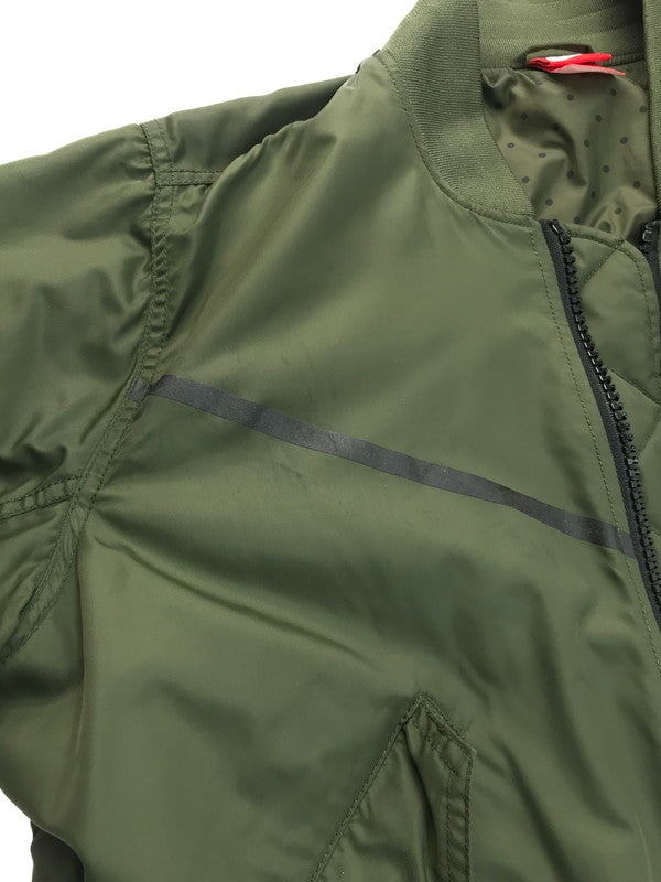 【中古品】【メンズ】 NIKE ナイキ SPORTS WEAR NSW RU BOMBER JACKET 709093-325 スポーツウェア ボンバージャケット 中綿ジャケット アウター 148-250308-hi-23-tag サイズ：L カラー：カーキ 万代Net店