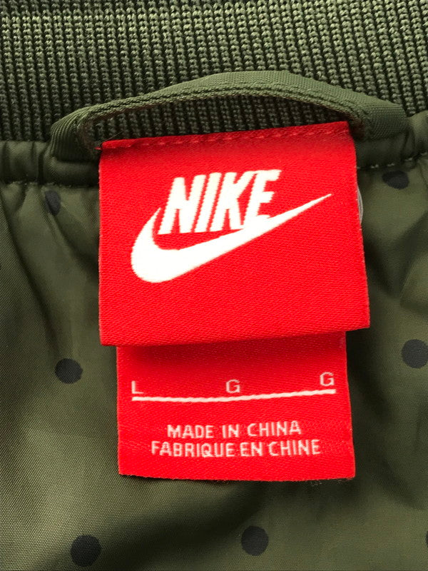 【中古品】【メンズ】 NIKE ナイキ SPORTS WEAR NSW RU BOMBER JACKET 709093-325 スポーツウェア ボンバージャケット 中綿ジャケット アウター 148-250308-hi-23-tag サイズ：L カラー：カーキ 万代Net店