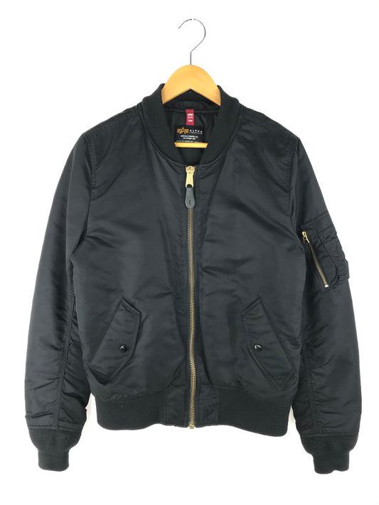 【中古品】【メンズ】 ALPHA アルファ MA-1 FLIGHT JACKET TA0130-201 フライトジャケット 中綿ジャケット アウター 145-250313-hi-29-tag サイズ：S カラー：ブラック 万代Net店