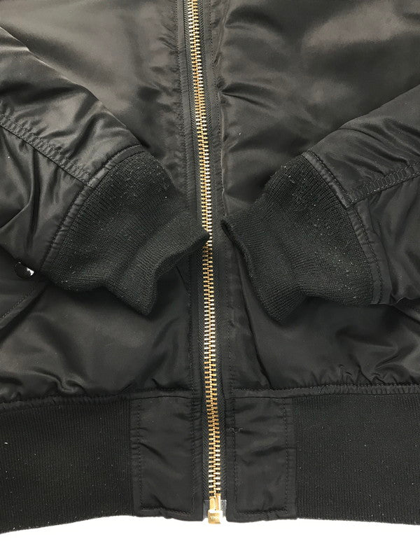 【中古品】【メンズ】 ALPHA アルファ MA-1 FLIGHT JACKET TA0130-201 フライトジャケット 中綿ジャケット アウター 145-250313-hi-29-tag サイズ：S カラー：ブラック 万代Net店