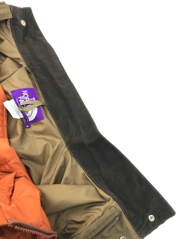 【中古品】【メンズ】 THE NORTH FACE PURPLE LABEL ザノースフェイスパープルレーベル 65/35 HYVENT DOUBLE-BUILT JACKET NY2155N 65/35 ハイベント ダブルビルトジャケット ライナー付き 中綿ジャケット アウター 144-250308-hi-26-tag サイズ：XL カラー：カーキ 万代Net店