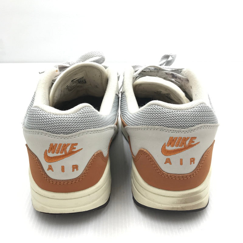 【中古品】【メンズ】 NIKE ナイキ × PATTA パタ 別注 コラボ AIR MAX 1/P DH1348-001 エアマックス1 スニーカー 靴 160-250307-yk-31-tag サイズ：27cm/US9 カラー："PATTA"METALLIC SILVER/MONARCH-PURE PLATINUM 万代Net店