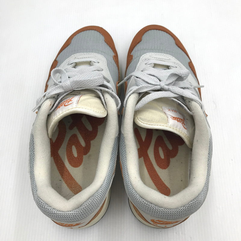 【中古品】【メンズ】 NIKE ナイキ × PATTA パタ 別注 コラボ AIR MAX 1/P DH1348-001 エアマックス1 スニーカー 靴 160-250307-yk-31-tag サイズ：27cm/US9 カラー："PATTA"METALLIC SILVER/MONARCH-PURE PLATINUM 万代Net店