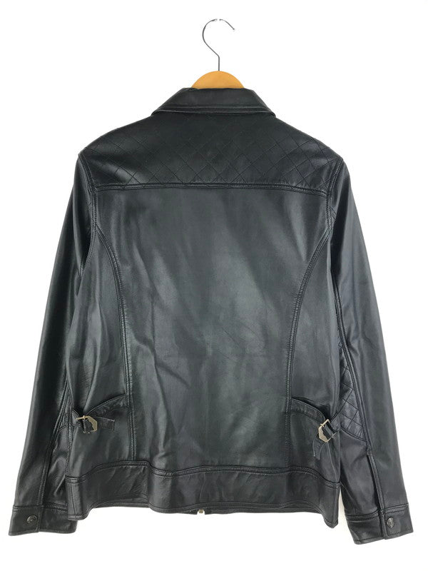 【中古品】【メンズ】 Back Channel バックチャンネル lamb leather jacket ラムレザージャケット フライトジャケット アウター 142-250304-ss-04-tag カラー：ブラック 万代Net店