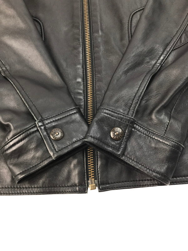 【中古品】【メンズ】 Back Channel バックチャンネル lamb leather jacket ラムレザージャケット フライトジャケット アウター 142-250304-ss-04-tag カラー：ブラック 万代Net店