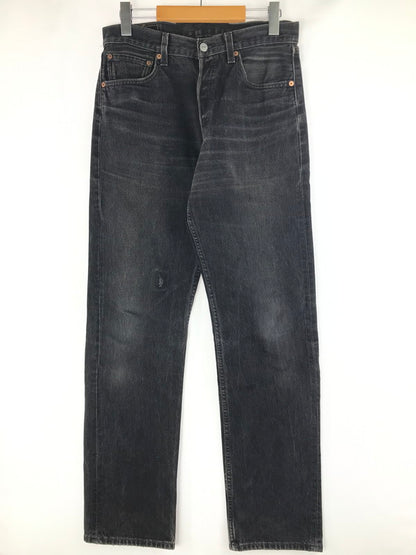 【現状渡し品】【メンズ】 Levi's リーバイス 後染め BLACK DENIM PANTS ブラックデニムパンツ 501-0660 ボタン裏553 デニムパンツ ボトムス 157-250304-ss-10-tag カラー：ブラック 万代Net店