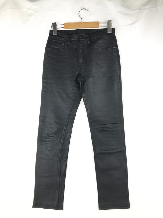 【中古品】【レディース】 HYSTERIC GLAMOUR ヒステリックグラマー LEATHER PANTS 3LP-3221 レザーパンツ 牛革 ボトムス 168-250321-yk-10-tag サイズ：XS カラー：ブラック 万代Net店