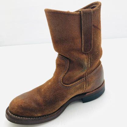 【中古品】【メンズ】 RED WING レッドウィング PECOS BOOTS 8188 ペコスブーツ エンジニアブーツ 靴 167-250307-yk-39-tag サイズ：US5 カラー：ブラウン 万代Net店