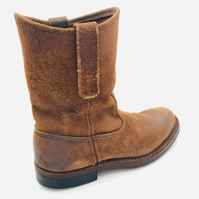 【中古品】【メンズ】 RED WING レッドウィング PECOS BOOTS 8188 ペコスブーツ エンジニアブーツ 靴 167-250307-yk-39-tag サイズ：US5 カラー：ブラウン 万代Net店