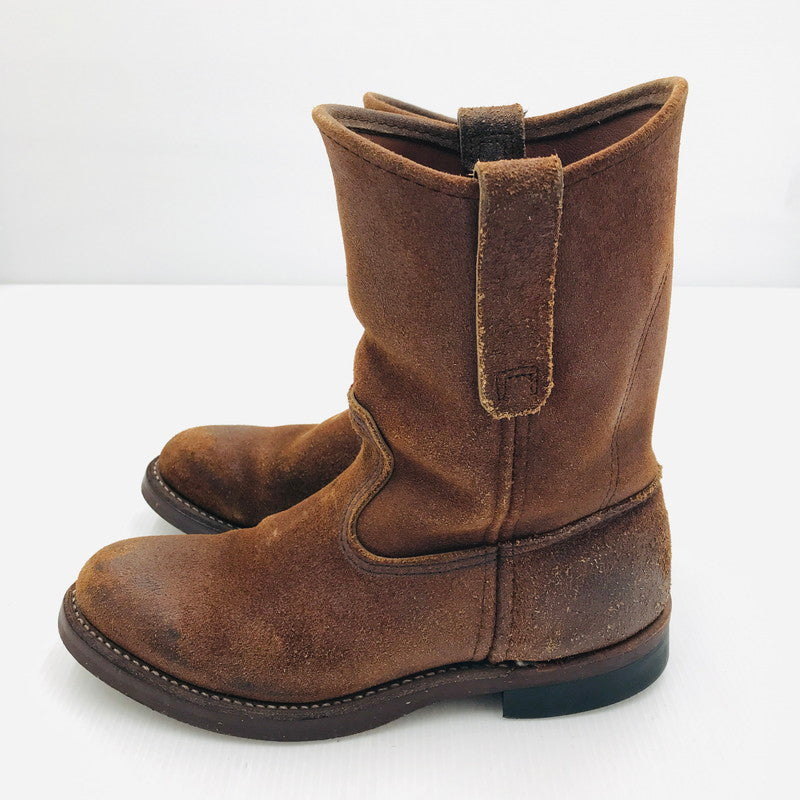 【中古品】【メンズ】 RED WING レッドウィング PECOS BOOTS 8188 ペコスブーツ エンジニアブーツ 靴 167-250307-yk-39-tag サイズ：US5 カラー：ブラウン 万代Net店