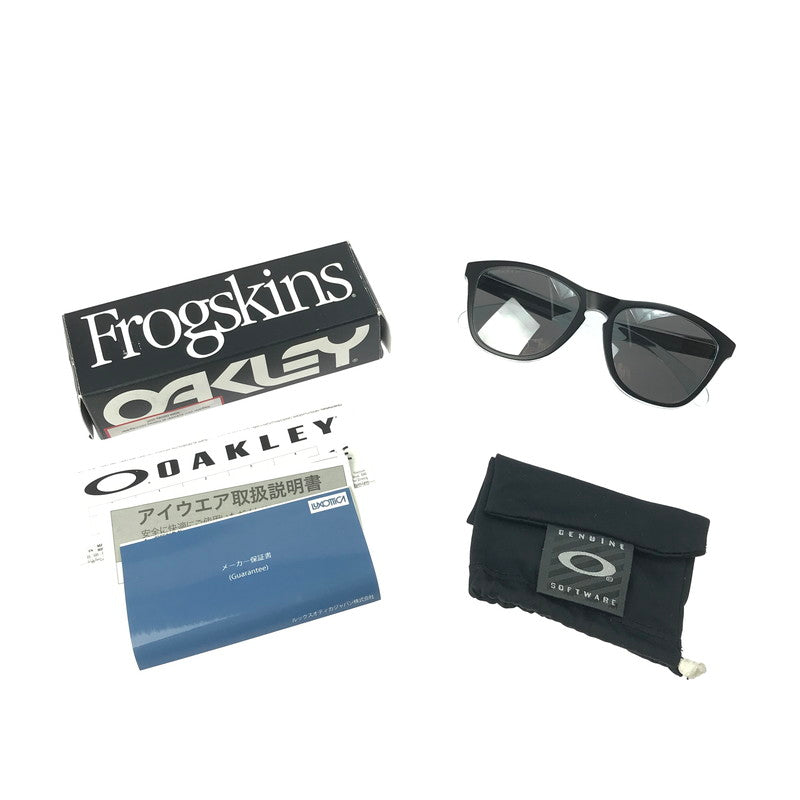 【中古品】【メンズ】 OAKLEY オークリー CRYSTALLINE FROGSKIN OO9245-8554 クリスタライン フロッグスキン サングラス アイウェア アクセサリー 203-250307-yk-06-tag サイズ：54○17 138 カラー：トランスルーセントセレステ/プリズムブラックポラライズド 万代Net店