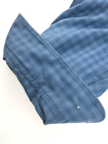 【中古品】【メンズ】  DAIWA PIER 39 ダイワピア 39 TECH SPORTS OPEN COLLAR SHIRTS L/S MINI PLAIDS BE-90024 テックスポーツ オープンカラーシャツ L/S ミニチェック 長袖シャツ 140-250313-hi-13-tag サイズ：L カラー：ブルー 万代Net店