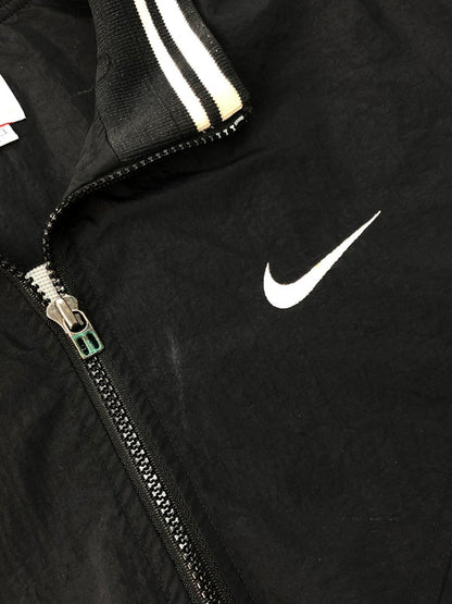 【現状渡し品】【メンズ】 NIKE ナイキ 90’s HALF-ZIP TRACK JACKET 90年代 ハーフジップ トラックジャケット 白タグ ライトアウター 146-250309-hi-18-tag サイズ：M カラー：ブラック 万代Net店