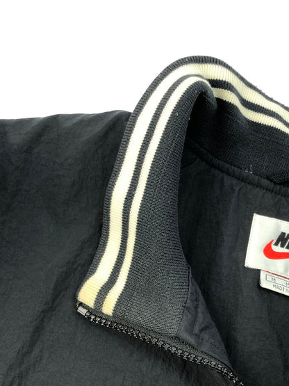 【現状渡し品】【メンズ】 NIKE ナイキ 90’s HALF-ZIP TRACK JACKET 90年代 ハーフジップ トラックジャケット 白タグ ライトアウター 146-250309-hi-18-tag サイズ：M カラー：ブラック 万代Net店