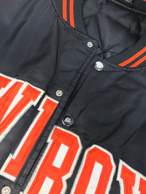 【現状渡し品】【メンズ】 STARTER スターター COWBOYS STADIUM JACKET スタジアムジャケット 中綿ジャケット アウター 146-250313-hi-28-tag サイズ：XL カラー：ブラック 万代Net店