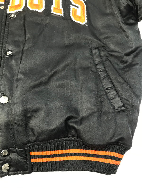【現状渡し品】【メンズ】 STARTER スターター COWBOYS STADIUM JACKET スタジアムジャケット 中綿ジャケット アウター 146-250313-hi-28-tag サイズ：XL カラー：ブラック 万代Net店