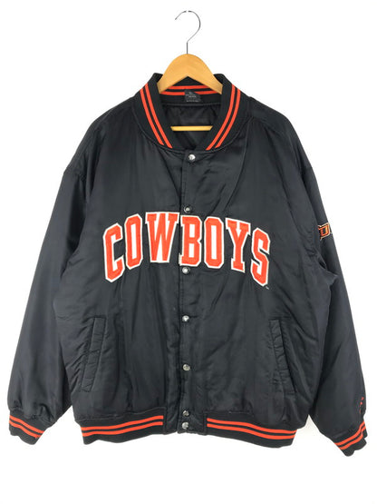 【現状渡し品】【メンズ】  STARTER スターター COWBOYS STADIUM JACKET スタジアムジャケット 中綿ジャケット アウター 146-250313-hi-28-tag サイズ：XL カラー：ブラック 万代Net店