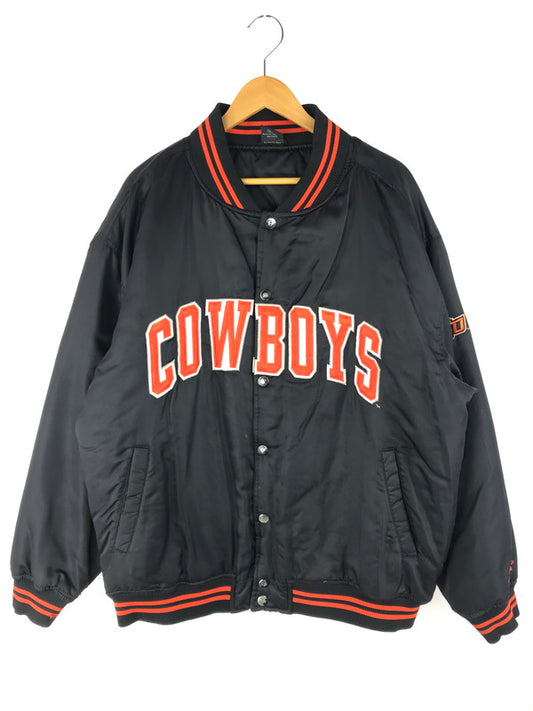 【現状渡し品】【メンズ】  STARTER スターター COWBOYS STADIUM JACKET スタジアムジャケット 中綿ジャケット アウター 146-250313-hi-28-tag サイズ：XL カラー：ブラック 万代Net店