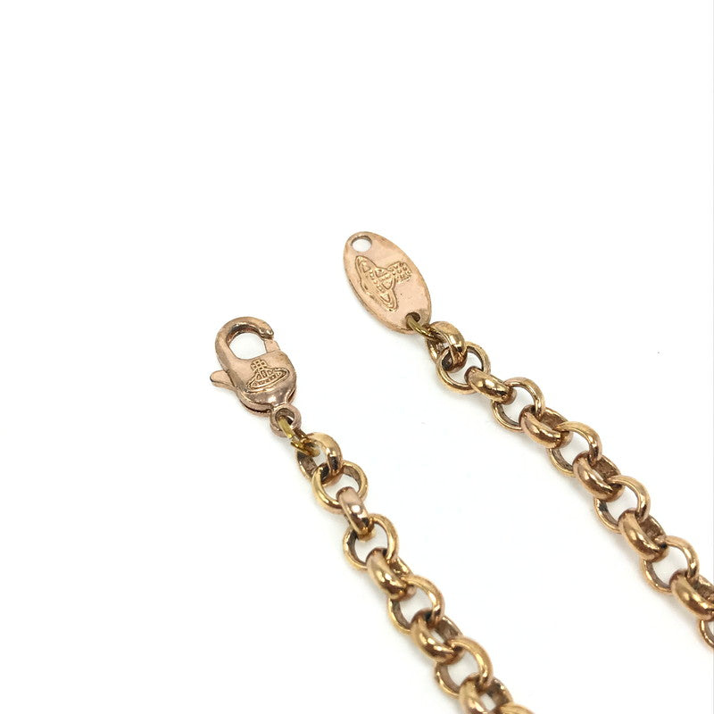 【中古品】【メンズ】 Vivienne Westwood ヴィヴィアンウエストウッド TINY ORB NECKLACE タイニーオーブネックレス 182-250313-hi-45-tag カラー：ピンクゴールド 万代Net店