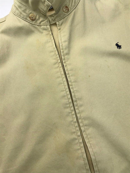 【中古品】【メンズ】 POLO RALPH LAUREN ポロ・ラルフローレン 90's SWING TOP 90年代 スウィングトップ 三角タグ マレーシア製 ライトアウター 146-250313-hi-24-tag サイズ：L カラー：ベージュ 万代Net店